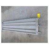 Aluminum Scaffolding Platforms, 19”x7’, 75 lbs cap