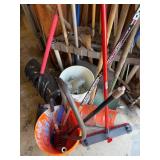 Collection of Various Gardening and Landscaping Tools