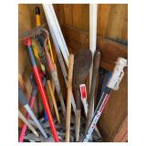 Collection of Various Gardening and Landscaping Tools