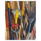 Collection of Various Gardening and Landscaping Tools