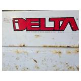 Delta White Metal Storage Trunk with Assorted Tools
