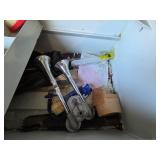 Delta White Metal Storage Trunk with Assorted Tools