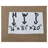 Delta White Metal Storage Trunk with Assorted Tools