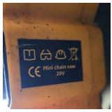 Cordless Mini Chainsaw with Brushless Motor and Carrying Case