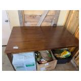 Wooden Table - Contents Under Table Not Inc