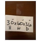 Wooden Table - Contents Under Table Not Inc