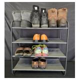 Assorted Shoes and Boots with Insulation and Synthetic Materials SZ 10 - rack inc