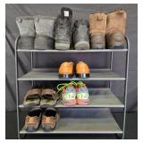 Assorted Shoes and Boots with Insulation and Synthetic Materials SZ 10 - rack inc