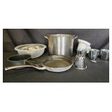 Stainless Steel Cookware Set with KitchenAid Rotor Slicer/Shredder Attachment
