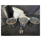 Stainless Steel Cookware Set with KitchenAid Rotor Slicer/Shredder Attachment