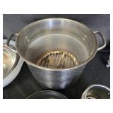 Stainless Steel Cookware Set with KitchenAid Rotor Slicer/Shredder Attachment