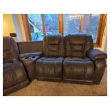 HomeStretch Power Reclining Sectional Sofa with Control Wand