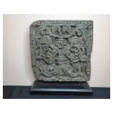 Antique Stone Architectural Relief on Stand