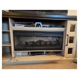 Media Console with Infrared Electric Fireplace