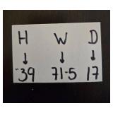 Media Console with Infrared Electric Fireplace