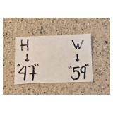 Large Framed Landscape Artwork Depicting Autumn Scene