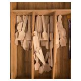 Comprehensive Kitchen Utensil Drawer Set with Bamboo Organizer