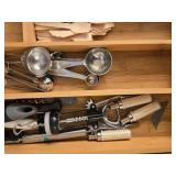 Comprehensive Kitchen Utensil Drawer Set with Bamboo Organizer
