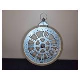 Rustic Metal and Wood Decorative Wall Clock