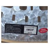 Rustic Metal and Wood Decorative Wall Clock