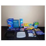 Assorted Kitchen Plastic Wrap, Foil, and Storage Solutions Set - quantities unverified