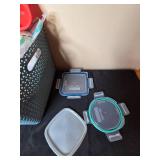 Collection of Kitchenware including Silicone Molds and Storage Containers