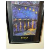 Framed Van Gogh Art Prints Collection - 37 x 12.5 Inches