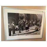 Framed Black and White Photograph 