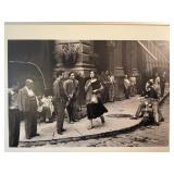 Framed Black and White Photograph 