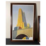 Set of 2 Framed Urban Landscape Prints