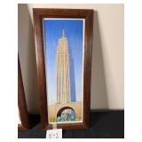 Set of 2 Framed Urban Landscape Prints