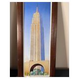 Set of 2 Framed Urban Landscape Prints