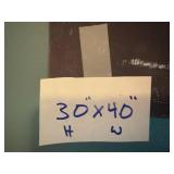 Cityscape Oil Painting on Canvas - 30" x 40"