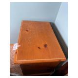 Solid Pine 4-Drawer Chest with Brass Handles