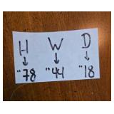 Vintage Wooden Wardrobe Armoire with Drawers