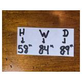 King Size Wood Bed Frame with Headboard and Footboard Inc Bedding