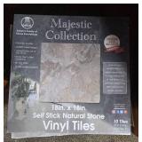 Majestic Collection 18in x 18in Self Stick Vinyl Tiles