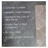 Majestic Collection 18in x 18in Self Stick Vinyl Tiles