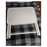 Set of 2 Folding TV Trays - Black and White
