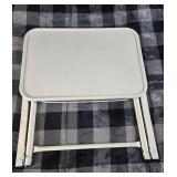 Set of 2 Folding TV Trays - Black and White