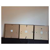 Collection of 5 Framed Album Covers Including Nat King Cole and Johnny Mathis