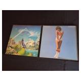 Collection of 7 Framed Vintage Vinyl Record Covers