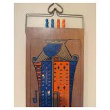 Vintage Wood Cribbage Board with Playing Pegs