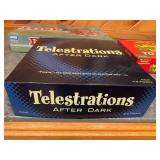 Collection of 3 Board Games: Telestrations After Dark, Risk, Apples to Apples To Go