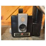 Collection of Vintage Cameras: Brownie and Rival Models with Flash Units