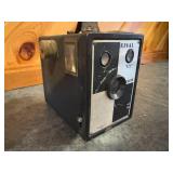 Collection of Vintage Cameras: Brownie and Rival Models with Flash Units