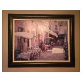 Leonard Mizerek Framed Original Oil Painting 16" x 58"