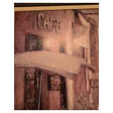 Leonard Mizerek Framed Original Oil Painting 16" x 58"