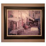 Leonard Mizerek Framed Original Oil Painting 16" x 58"