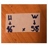 Leonard Mizerek Framed Original Oil Painting 16" x 58"